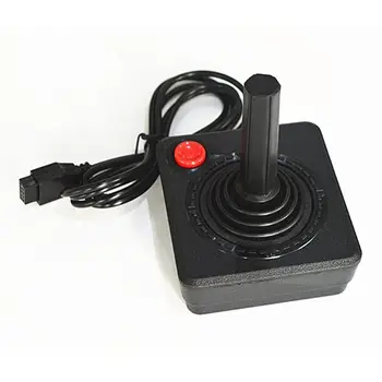 Ruitroliker Ретро Класически Джойстик Контролер Геймпад за Конзола Система Atari 2600 Черен