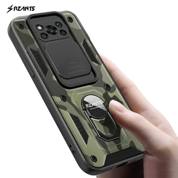 Rzants За Xiaomi POCO X3 NFC POCO X3 PRO Калъф Камуфлаж [танк джунглата] устойчив на удари Околовръстен корпус за Защита на обектива на Военна капак