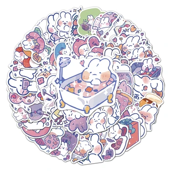 Sanrio Карикатура Аниме Kawaii mongmong Заек Стикери за Лаптоп Куфар Канцеларски Водоустойчиви Етикети Албум с Детски Играчки, Подаръци