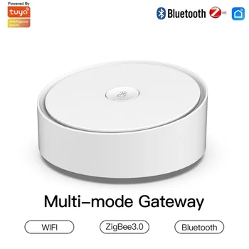 Sasha Многорежимен Портал на WiFi, Bluetooth, Zigbee Многопротоколный портал Smart Life APP дистанционно управление с Алекса Google Home