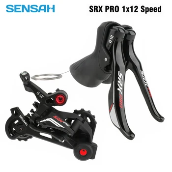 SENSAH SRX PRO 1x12 Високоскоростни Пътнически Велосипеди на Група Набор от Въглеродни Влакна R/L Ключове за Превключване на Предавките за Оф-роуд Велосипеди Заден Превключвател на резервни Части