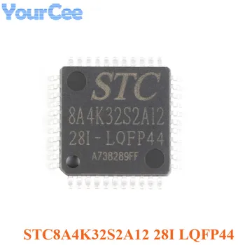STC8A4K32S2A12-28I-LQFP44 едно-чип Микрокомпютър Интегрална схема на Чип за IC Оригинален Автентичен Кръпка 8A4K32S2A12 MCU IC