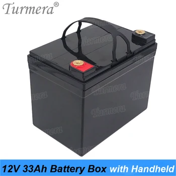 Turmera Литиева батерия Кутия за Съхранение от 12 В 33Ah 100Ah 3.2 В Lifepo4 3,7 за слънчевата система за захранване и непрекъсваеми захранвания Използвайте