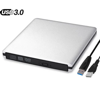 USB 3.0 Външен DVD-DVD RW Устройство за Записване на cd-та, cd Плейър За Apple Macbook iMac Преносим Компютър Windows PC 10/8/7