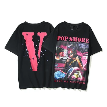 VLONE Мъжка Тениска от 100% памук, Оригиналната марка Градинска Женска тениска, Лятна Тениска на САЩ с Къс Ръкав в стил Харадзюку в стил хип-хоп
