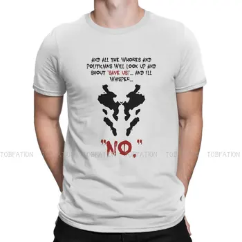 Watchmen Мъжка тениска С Цитат Rorschach Модна Тениска Оригинална Градинска Облекло Хипстер