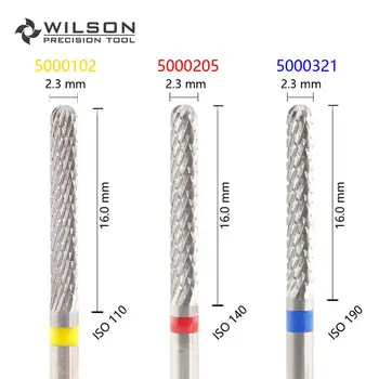 WILSON -Цилиндрична форма ISO 145 023 Двигателя рязане - Bora за стоматологична лаборатория от волфрамов карбид HP 5000102 5000205 5000321