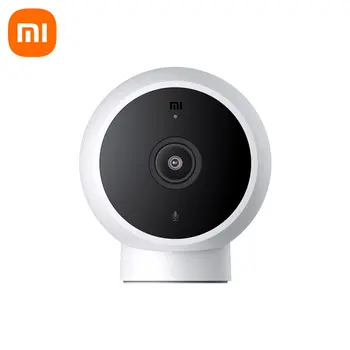 Xiaomi Mi Smart IP Камера Стандартното Издание 2K HD Инфрачервено Нощно Виждане, Гласова Домофонна система, AI Аларма Магнитна База Домашна WiFi Videcam