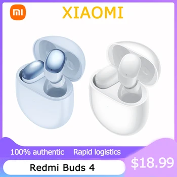 Xiaomi Redmi Рецептори 4 Безжични Bluetooth Активен Шум Микрофон Качеството на звука е на ниво CD Прахозащитен и водоустойчиви слушалки IP54