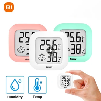 Xiaomi Мини Стаен Термометър с LCD Дигитален Стаен Влагомер температурен Сензор на Влажност, Измерване на Температура