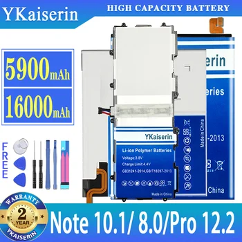 YKaiserin Батерия За Samsung GALAXY Note 10,1 SM P600 GT-N8000/Note Pro 12,2 SM P900/Note 8,0 GT-N5100/Nexus 10 Nexus10 P8110