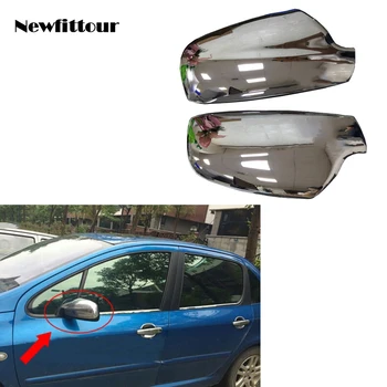 Автомобилни Капаци за огледала за обратно виждане, Капак, Огледала за Обратно виждане За Peugeot 307 CC SW 2004-2012 Аксесоари