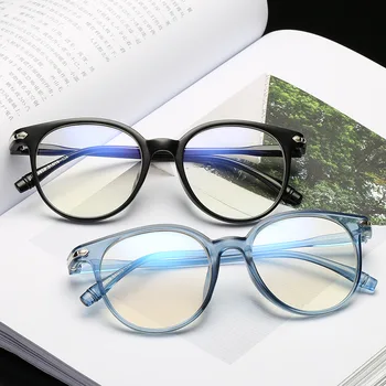 Анти-сини лъчи компютърни Кръгли Очила за Мъже Със Син Светлинен Покритие Точките за защита на вашия компютър Ретро Очила за Жени