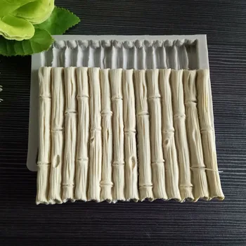 Бамбук силиконова форма за торта, заобиколен от форма, инструменти за шоколад, тесто, инструменти за украса конфетных торти LY1-1532