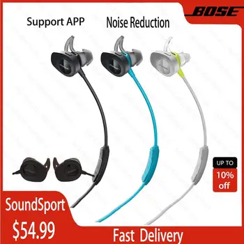 Безжични Слушалки в ушите Bose SoundSport, Оригинална Bluetooth слушалки, Спортни Слушалки, Водоустойчиви Слушалки С Микрофон, с Молба За Подкрепа