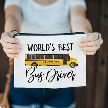 В света най-добрия шофьор на автобус, детска градина, начално и основно средно средно училище бала Обратно в училище Шофьор на училищен автобус Благодаря Подарък пакет