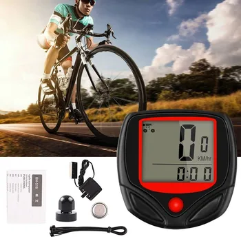 Велосипеден измерване на Скоростта на Велосипеди Водоустойчив LCD Дисплей Дигитален Километраж Велосипеден наблюдение на сърдечната честота, Оборотомер Велосипедни Аксесоари