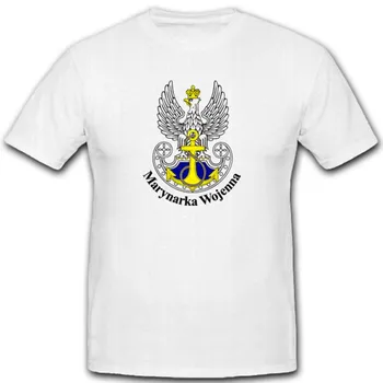 Военно подразделение на морската пехота на Армията на Полша Полска тениска с оръжие WK. Лятна Памучен Мъжка Тениска С Кръгло деколте и Къс Ръкав New S-3XL