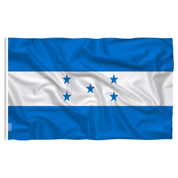 Вълна 90x150 см Знаме на Република Хондурас Банер Виси на Националния флаг на Република Хондурас Декорация на Дома знамена