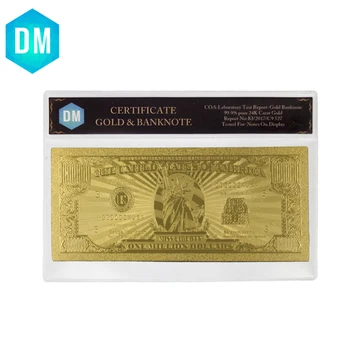 Гореща продажба на щатския Долар и Един Милион Долара в Златната Фолио Дизайн Двойна Америка Банкноти Златна Фолио, Покрити с Банкноти /банкноти с Рамка от PVC