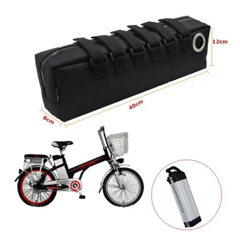 Електрически Велосипед Батерия Чанта Калъф За Съхранение на Велосипеди Защита Водоустойчив 40x12x8 см eBike Аксесоари 43x14x9 см Електрически Велосипед Чанта