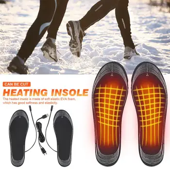 Електрически Стелки С Подгряване, Акумулаторна Топло За Краката, Продължително Нагряване, Електрически Стелки С Подово Отопление И Уреди За Крака За Мъже И Жени, Външен