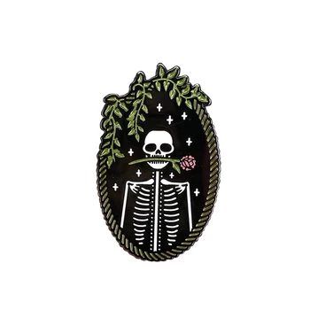 емайла икона-на жени с цветя на скелета