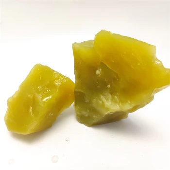 Естествен Камък Лимон-Зелен Нефрит Декоративни Минерални Проби За Бижута направи си САМ Гривни, Колие