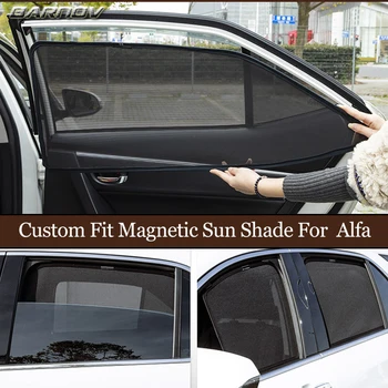 За Alfa 159/Romeo Giulietta/Stelvio/Mito/Магнитна Специална шторка за прозорци, Слънчеви очила Окото шторка е Напълно затворен