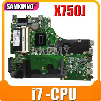 За ASUS A750J K750J K750JB X750JB X750JN R751JB дънна Платка на лаптоп i7-4500 GT840M/2 GB