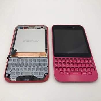 За Blackberry Q5 Оригинален Корпус мобилен телефон, Калъф + Клавиатура + Странични бутона + LCD екран