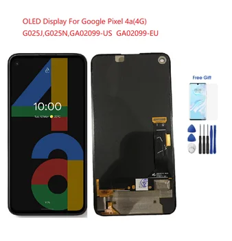 За LCD дисплей на Google Pixel 4a (4G) LCD дисплей Pixel 4a 5g Дисплей Pixel 5a LCD дисплей Amoled Дигитайзер в Събирането На Google Pixel 5a 5G LCD дисплей
