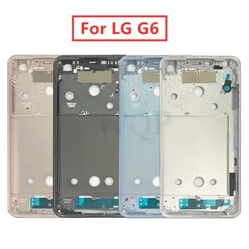 за LG G6 Средната Рамная Табела LCD дисплей, Поддържаща Средна Сблъскват с Панел Рамка Рамка на Корпуса на Резервни Части За Ремонт на