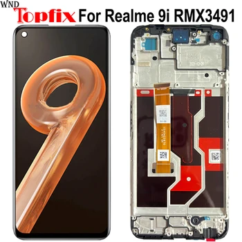За OPPO Realme 9i RMX3491 LCD Сензорен дисплей Дигитайзер В Събирането На Телефон 6,6 