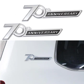 За Toyota Land Cruiser LC300 LC200 FJ200 2016-2022 Странична Емблема на 70-годишнината на 3D Хромирана Емблема на Иконата на Багажника Стикер Завърши 2 бр