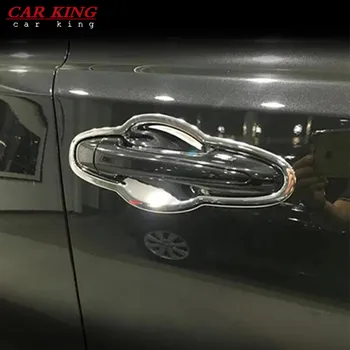 За Toyota RAV4 РАВ 4 2013 2014 2015 2016 2017 2018 Аксесоари Автомобилен Стайлинг ABS Хромирана рамка, която да защитно Дръжка на Купата Капак Завърши