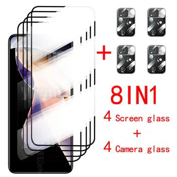 Закалено Стъкло за Xiaomi Mi 11T Pro 10T Lite Калъф Защитно Стъкло Redmi Note 11 Pro 10 10S Протектор на Екрана на Обектива на Камерата
