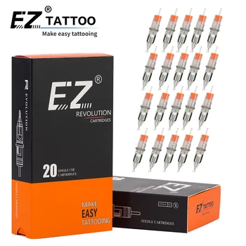 Игла за татуировки с Патрон EZ Revolution през Цялата Шейдер (RS) 3,5 мм средно Тънки за Ротационен Машини и Грайфери 20 бр/кор.