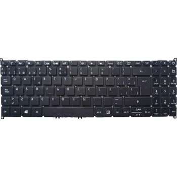 Испански/SP клавиатура за лаптоп Acer Aspire 5 A515-54 A515-54G A515-56 A515-56G A515-52 A515-52G A515-53 A515-55 БЕЗ рамка черен