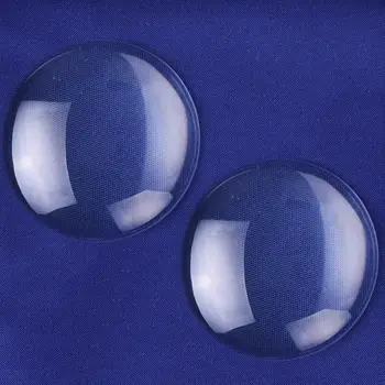 Кабошон от прозрачен кристал с кръгла плоска задната част от 38 мм, 50 бр. в опаковка Dom Cabochon Title-C1677
