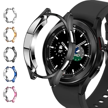 Калъф за Samsung Galaxy watch 4 classic 46 мм/42 мм TPU универсална защита от падане на Защитно покритие на бронята Galaxy watch 4 44 мм 40 мм
