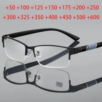Класически Квадратни Дамски Очила За Четене Компютърна Далекогледство Мъжки Слънчеви Очила Пресбиопия Диоптрийные Очила +1.0+1.5+2.0+2.5+3.0+3.5+4.0