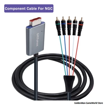 Компонентен аудио кабел с дължина 1,8 м за игрови конзоли NGC GameCube осигурява максимално чисто изображение Компонентен кабел NGC