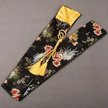 Красива и Елегантна Чанта с Копринен Меч с цветя модел за Японския самурайского Меч Катана, Подходяща за красивите и елегантни модели QD11