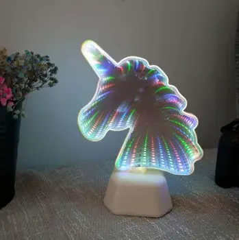 Креативен Дизайн на led нощна светлина настолна лампа подарък за рождения ден на нощна лампа за спални
