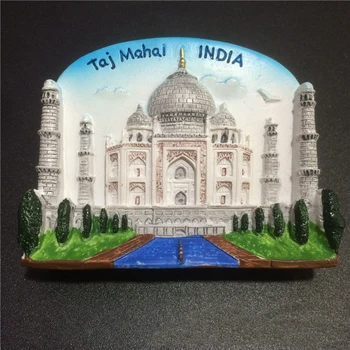 Личи Индийския Тадж Махал Магнит За Хладилник Творчески 3D Магнити За Хладилник Пътни Сувенири, Декорация на Дома