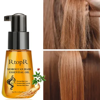 Марокански Продукт за предотвратяване на Загуба на коса Етерично масло за растежа на косата е Лесно да носят със себе си Грижа за косата Грижа за 35 мл Могат да се използват както за мъже, така и жени