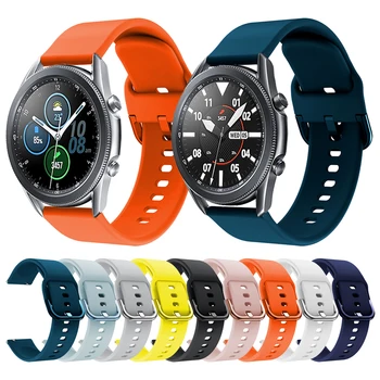 Мек Силиконов Ремък За Samsung Galaxy Watch3 41 мм Смарт часовник Спортен гривна За Galaxy Watch 3 45 мм и Каишка Аксесоари