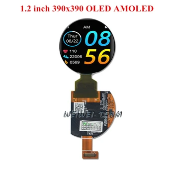 Микро Кръг OLED AM-OLED 1,2 Инча 390*390 Кръг LCD Дисплей 350 Нита MIPI за Circle Smart Watch Екран DIY Проект