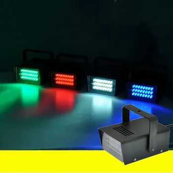 Мини 3 W 24 ефекта на светлинни led лампа-светкавица За Домашно парти DJ Дисколеты Бар Клуб Сценичното Осветление AC110V-240V EU/US Plug